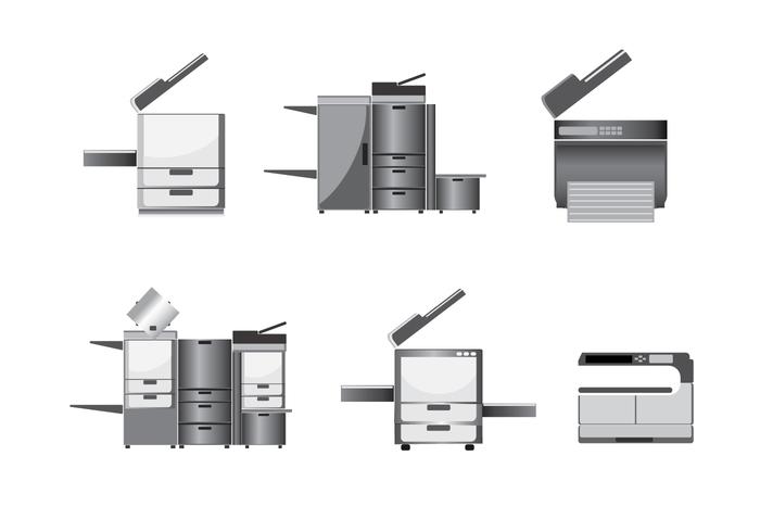 Modern Photocopier Vector