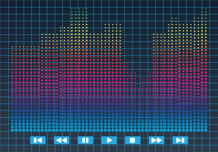 Bright Sound Bar Illustration Vector