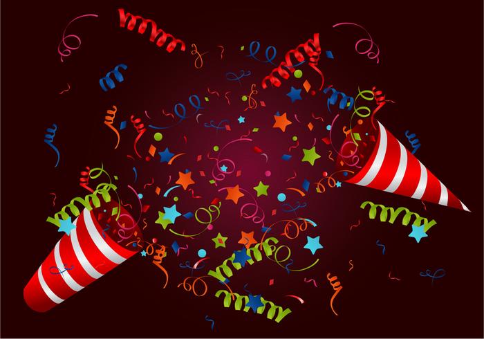 Vector Party Popper
