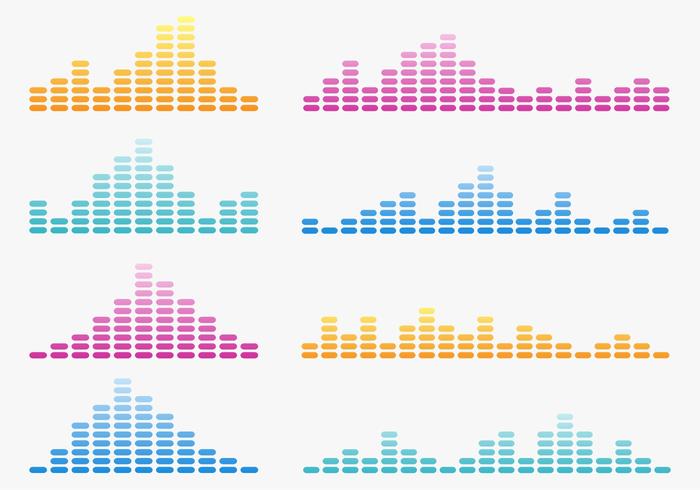 Libre de vectores ondas de sonido