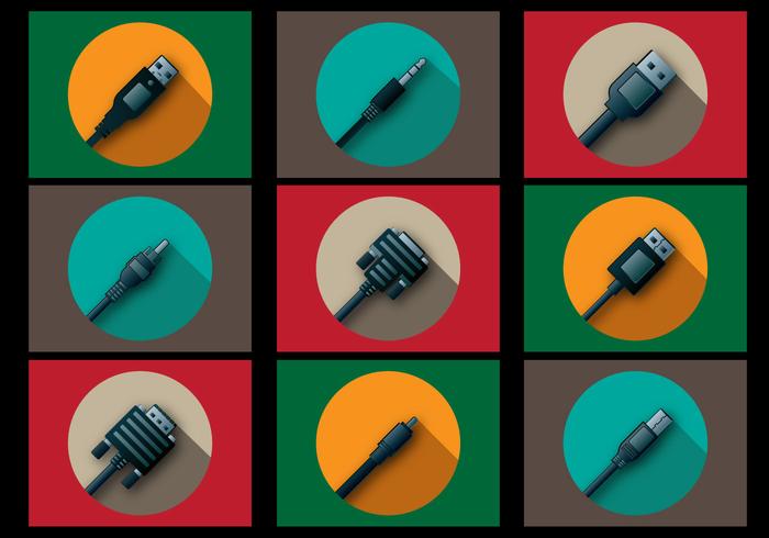 Flat Cable Vectors Flat Cable Vectors