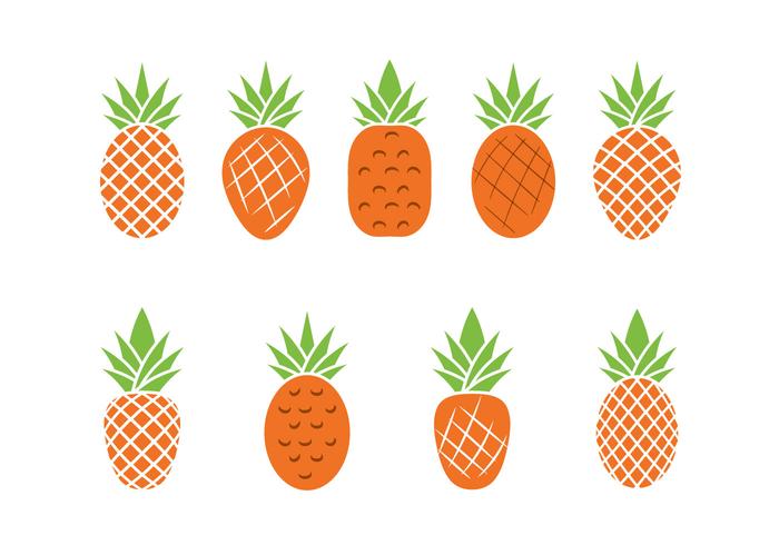 Ananas Gratis Ilustración Vectorial vector