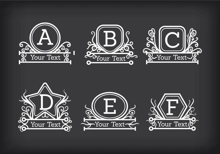 Download Monograms Vector - Download Free Vector Art, Stock Graphics & Images