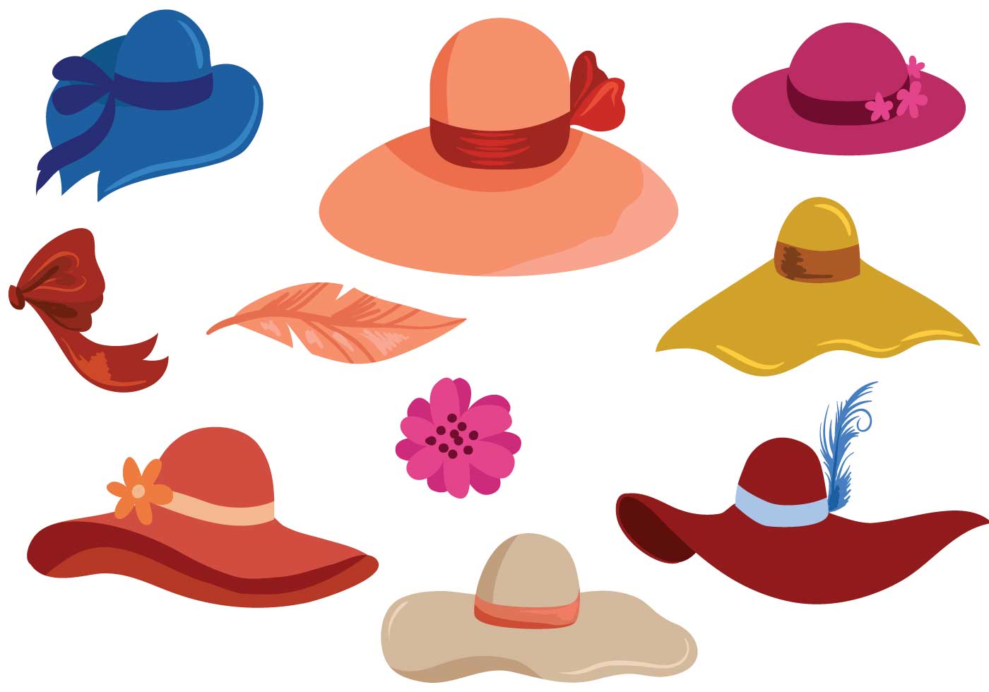 Free Hats Vectors - Download Free Vector Art, Stock Graphics & Images