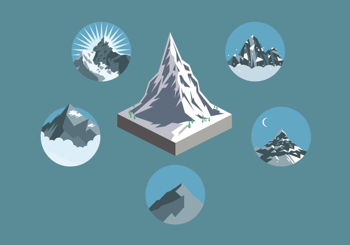 Everest Illustration Set Everest Illustration Set