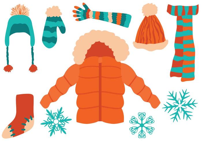 Free Winter Clothing Vectors