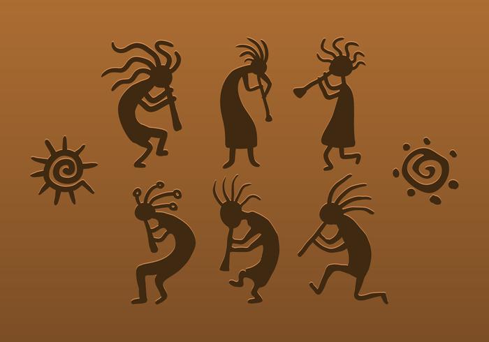 Vector kokopelli