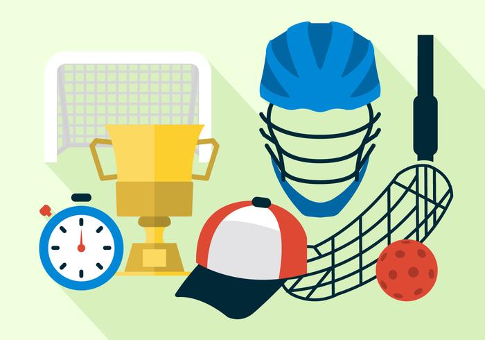 Floorball Vector Illustration