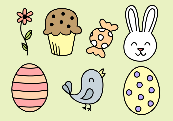 Free Easter Elements Vector