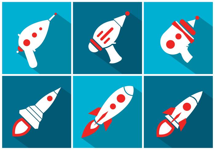 Laser Gun Collection vector