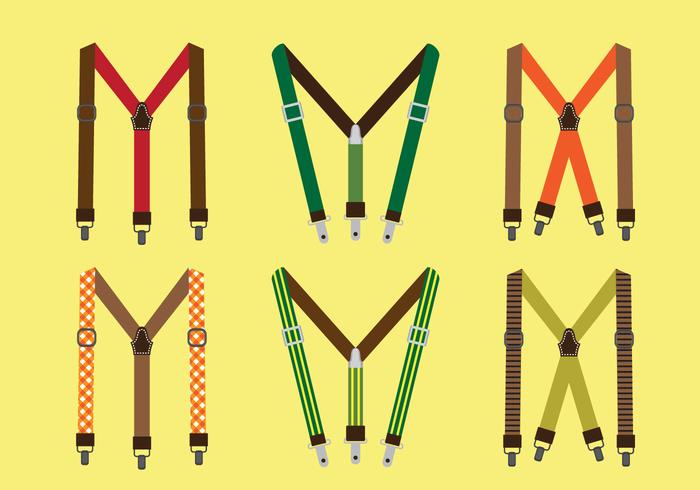 Suspenders Vector