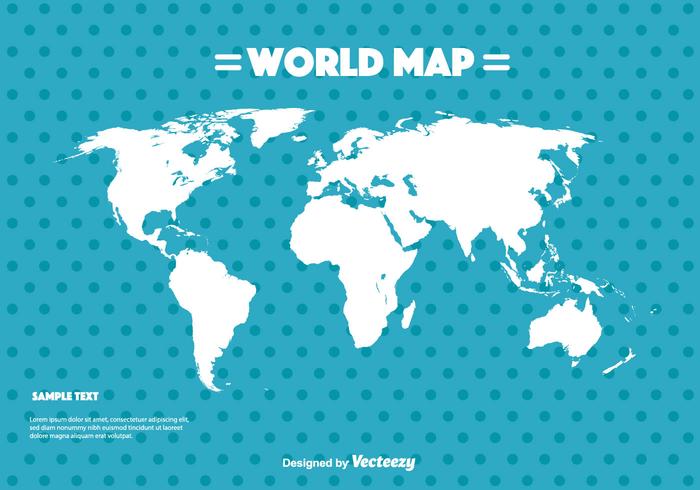 Vector del mapa del mundo