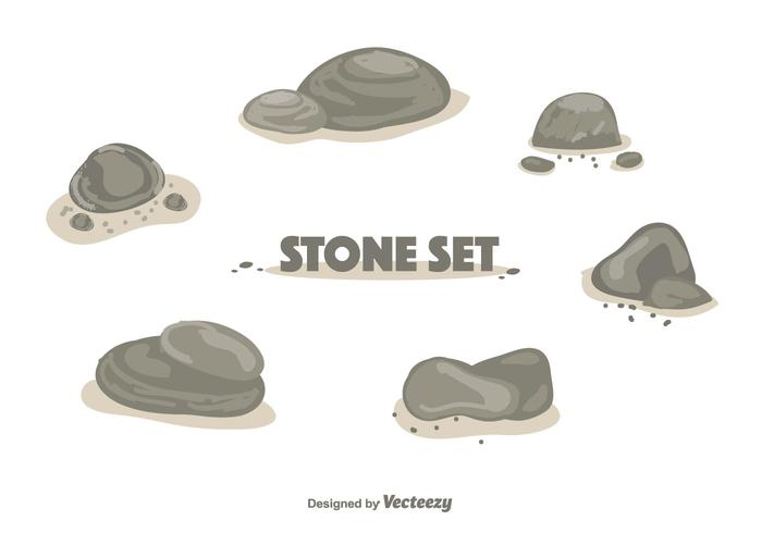 Conjunto De Piedra Vector