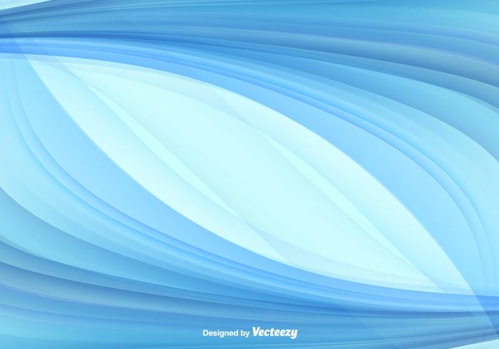 Blue Abstract Swish Vector Background