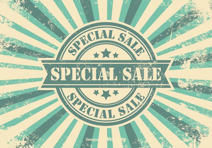 Promotional Sales Retro Background Promotional Sales Retro Background