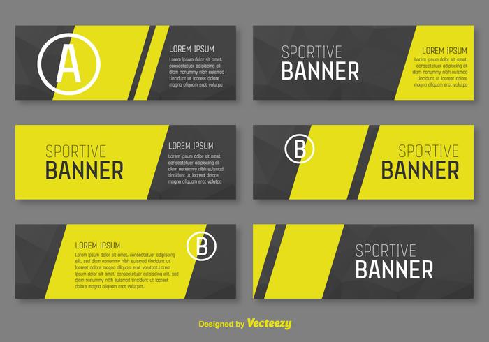Corporative Banners Vector Template