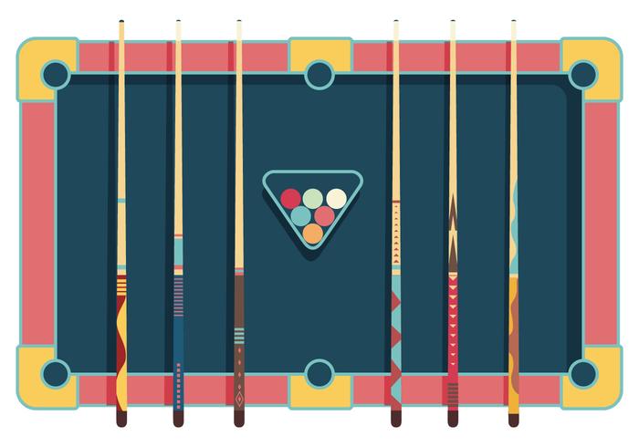 Pool Sticks Vector 107079 Vector Art at Vecteezy
