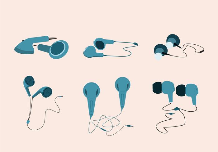 Simple Ear Buds Vector