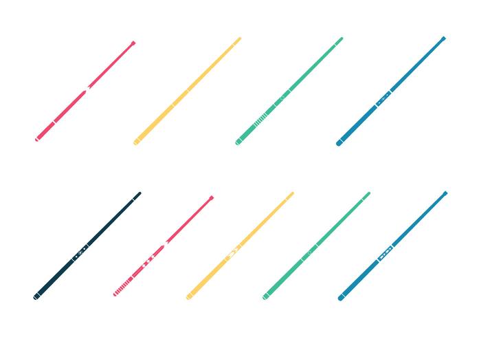 Free Pool Sticks ilustración vectorial vector