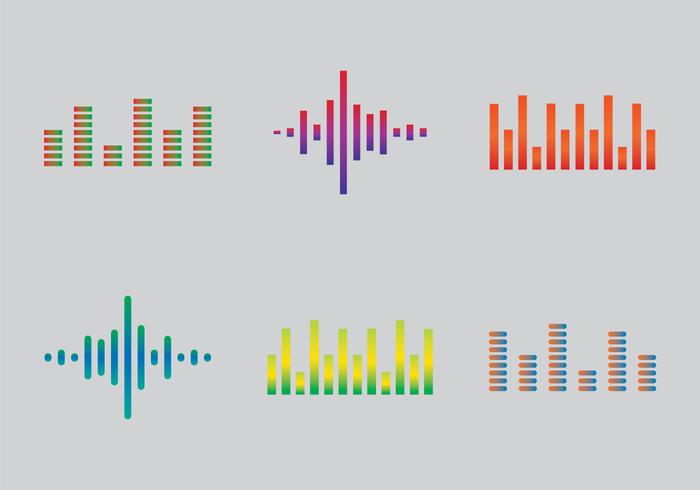 Barras de sonido gratis Ilustración vectorial vector