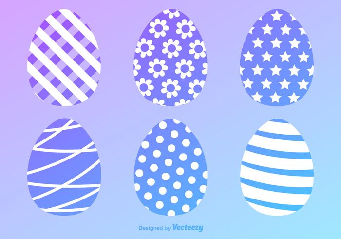 Easter Eggs Vector Icons