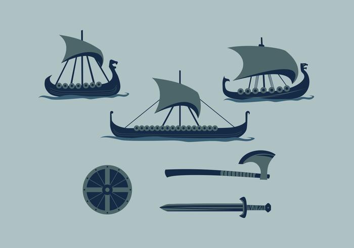 FREE VIKING SHIP 2 VECTOR