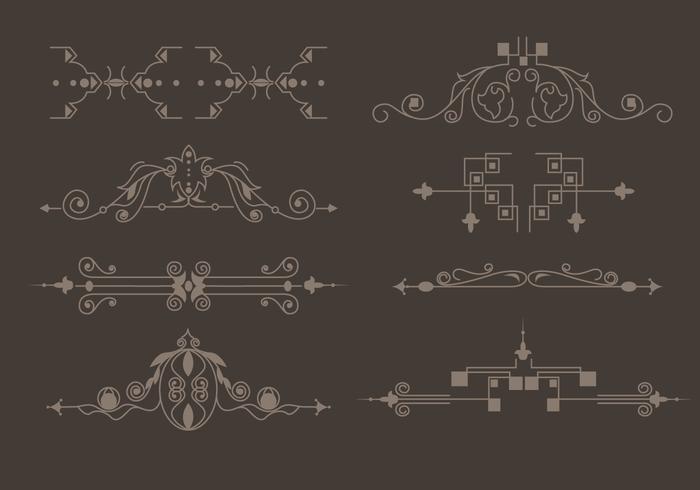 Flourish Occidental Vector