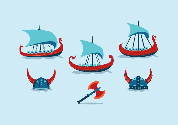 VECTOR GRATIS DE VIKING SHIP