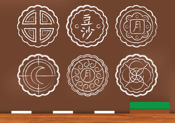 Mooncake Vector