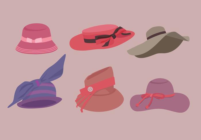 Ladies Hat Vectors