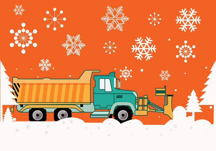 Snow Plow Vector