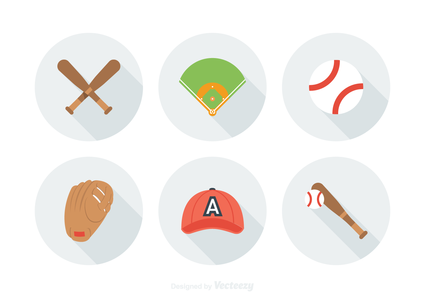 Download Free Baseball Vector Icons for free.