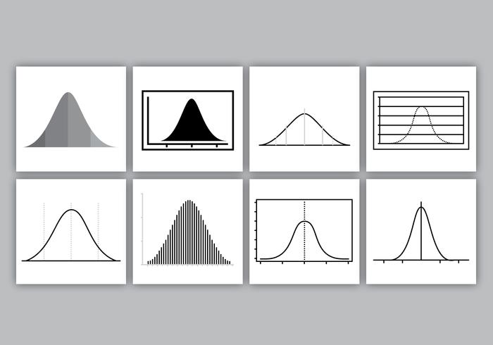 Bell Curves Vector Pack Bell Curves Vector Pack