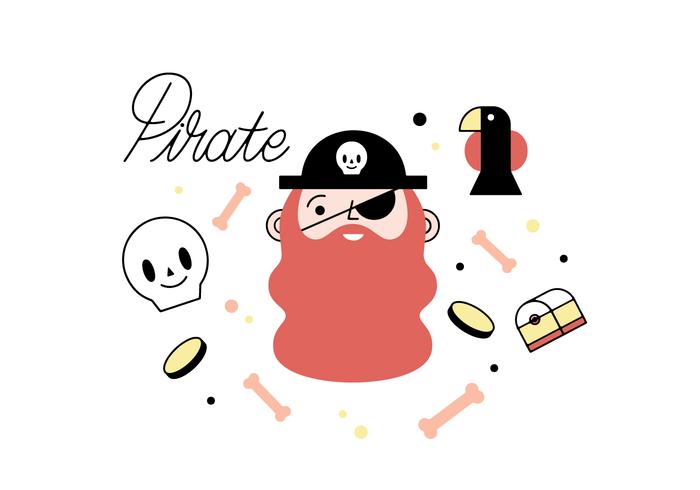 Free pirate vector 