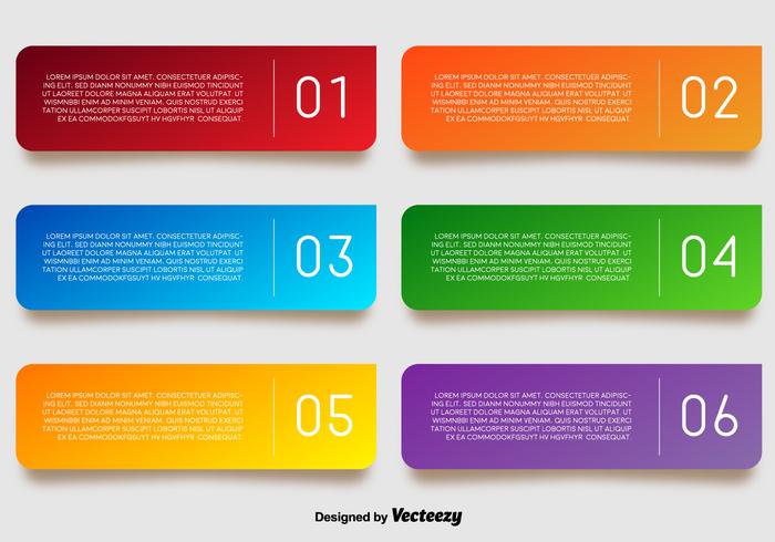 Minimalistic Negocios Banners Vector Plantilla