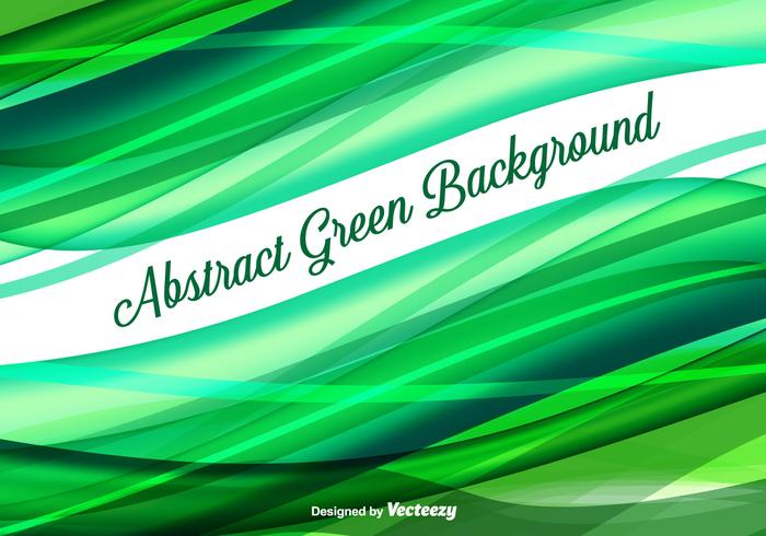 Abstract Green Vector Background