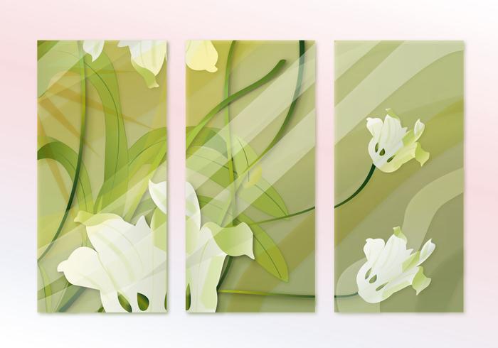 Abstract Hijau Painting Sequence Vector