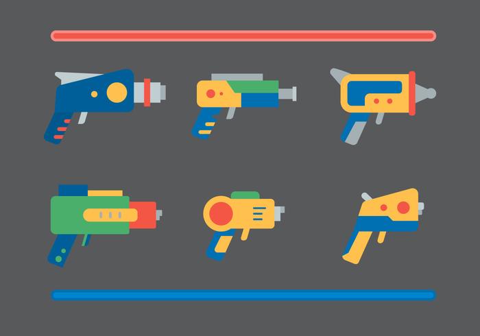 Free Laser Gun Vector 1