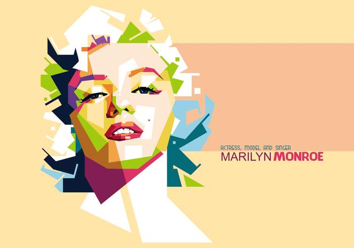 Marilyn Monroe Retrato Vector