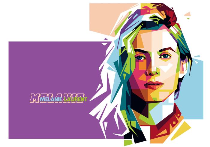 Vector Melanie Laurent Portrait 