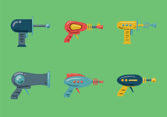 Free láser pistola ilustración vectorial vector