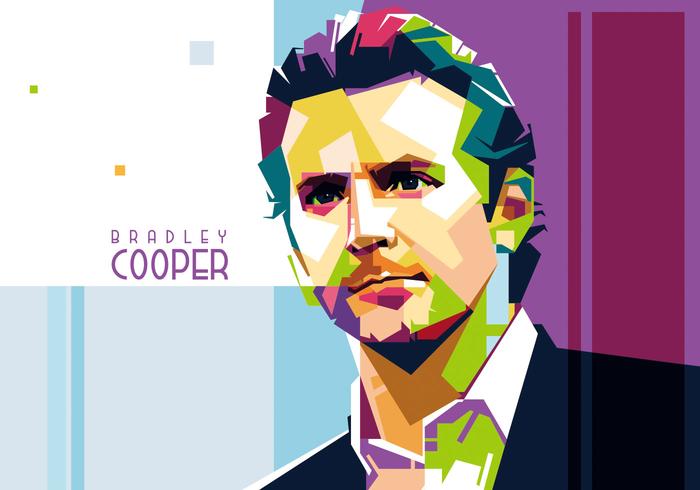 Vector Bradley Cooper Retrato