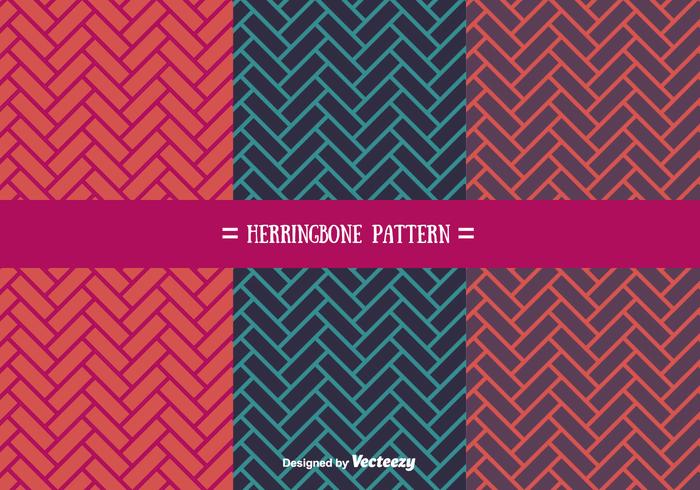 Flat Herringbone Pattern vector