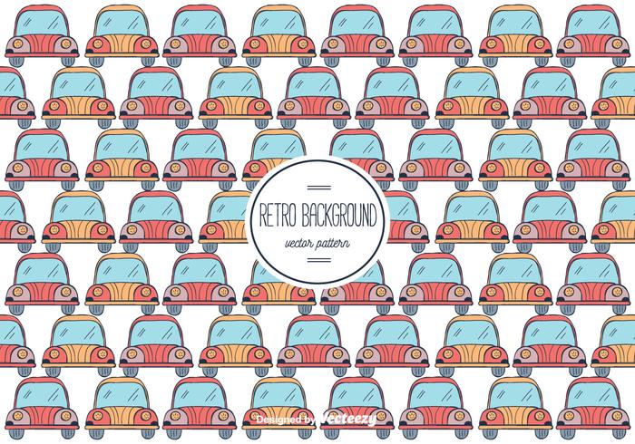 Retro Car Background Vector Retro Car Background Vector