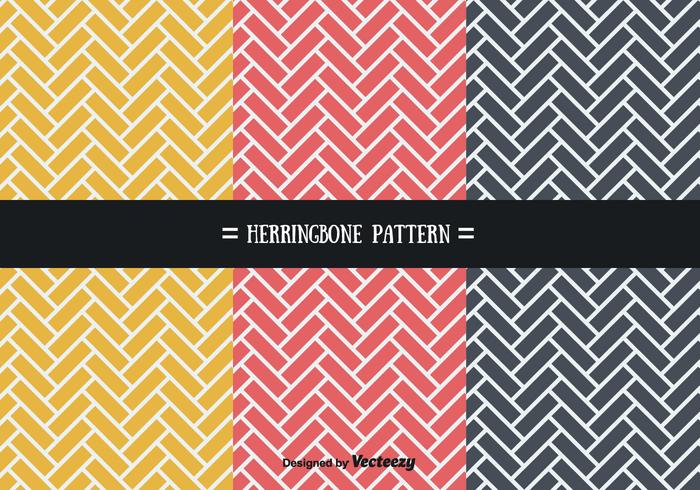 Stylish Herringbone Patterns Vector Stylish Herringbone Patterns Vector