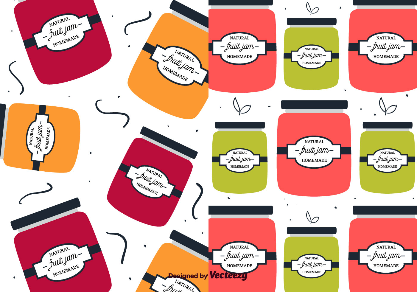 Fruit Jam Pattern Vector - Download Free Vector Art, Stock Graphics