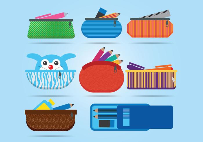 Pencil Case Vector