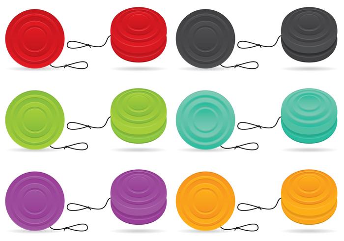 Plastic Yoyo Vectors Plastic Yoyo Vectors