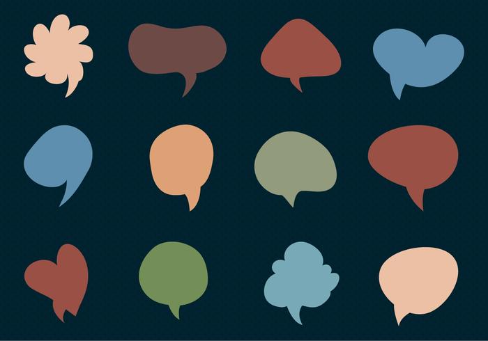 Imessage Free Vector collection of Chat Bubbles.