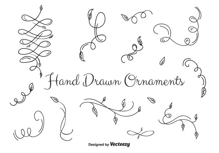 Ornamentos Conjunto Vector